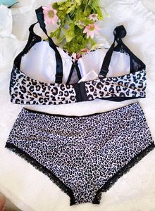 Leopard Print Lingerie Set