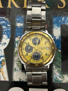 Seiko Chronograph Yellow Dial Watch