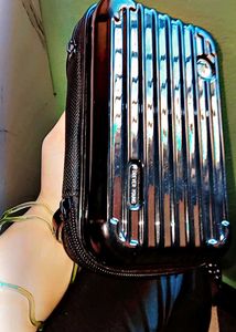 Black Clutch with "Forever Young" Strap