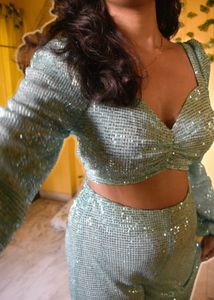 Sparkly Blue Co-ord Set