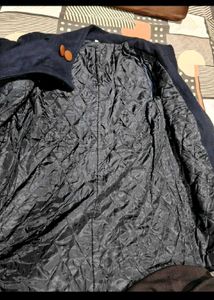 Chic Blue Coat &amp; Brown dress Set winter