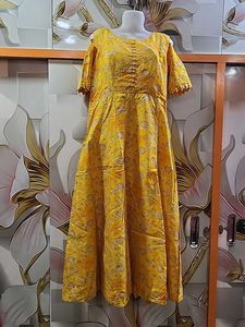Yellow Floral Dress