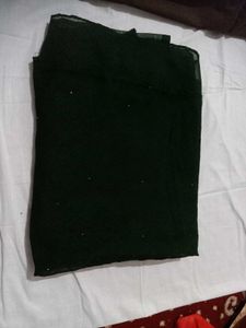 Elegant Dark Green saree