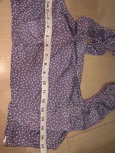 Cute Polka Dot Ruffled Top