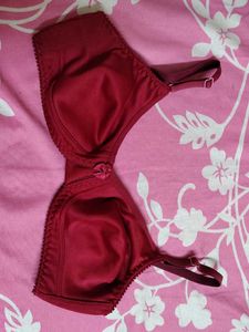 Maroon Non Padded Bra