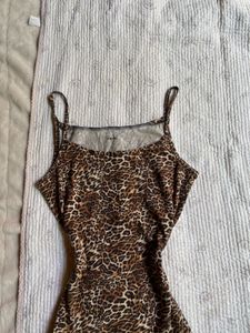 Leopard Print Camisole Top