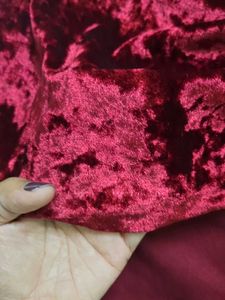 Women's Velvet Ruched Mini Dress