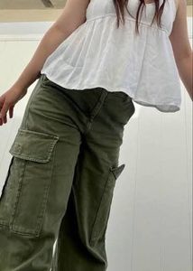 Olive Green Cargo Pants