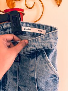Zudio Denim Short Skirt Completely Brand New