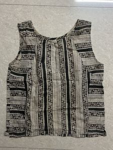 Fabindia 100% Cotton Sleeveless Top