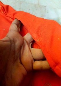 🧡Orange Printed Kurta