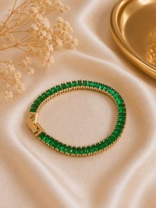 Emerald Luxe Tennis Bracelet 💚