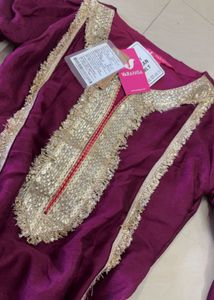 BRAND NEW Elegant Purple Kurta Set with Dupatta
