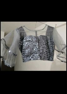 Grey Designer Blouse