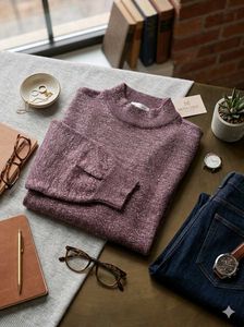 Sparkly Mock Neck Sweater