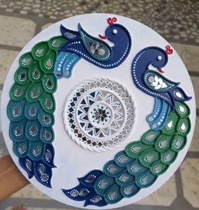 peacock pattern lippan art 🦋✨️