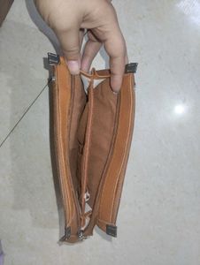 Brown Faux Leather Bifold Wallet