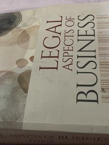 Legal Aspects Of Business Book For Mba