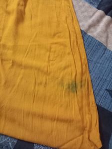 Vintage Blue &amp; Mustard Two-Piece Set