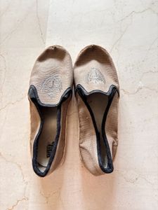 Casual Tan Canvas Slip-on Shoes