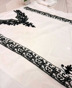Elegant  Embroidered Kurta pant dress material