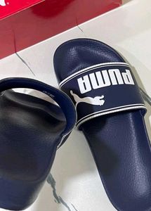 Puma Navy Slides - Comfortable &amp; Stylish