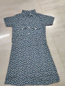 Charming Floral Print Mini Dress