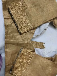 Golden Embroidered Blouse
