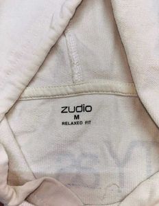 White Graphic Hoodie