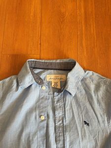 Light Blue Long Sleeve Button-Up Shirt