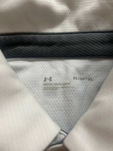 Under Armour White Polo T-Shirt XL size
