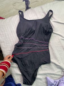 Chic Black One-Piece Swimsuit