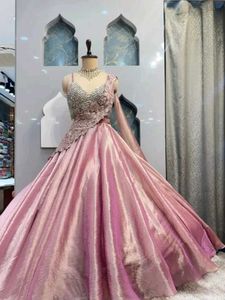 Stunning Pink Embellished Gown
