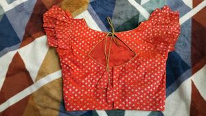 kids girl Stunning pink 💗 & Gold Blouse 8 to 12