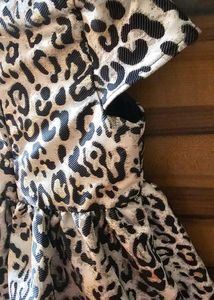 Leopard Print A-Line Dress