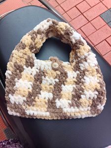 Handmade Crochet Hobo Bag