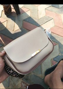 Stylish Beige Crossbody Bag