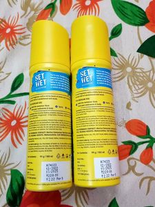 2 Seal Pack Set Wet Deo