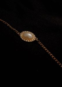 Pearl Pendant Chain Necklace