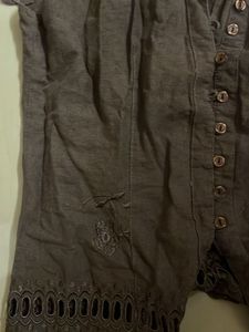 Stylish Brown Sleeveless Top