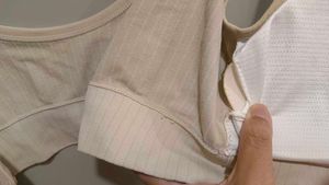 Comfortable Ribbed Front-Button Bra