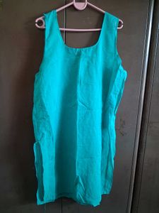 Turquoise Embroidered Kurta