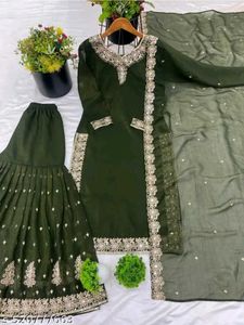 Elegant Embroidered Kurta Set with Dupatta