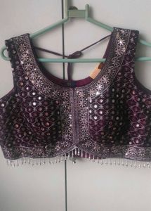 Designer Velvet Lehenga Choli