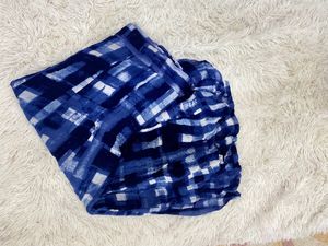 Elegant Blue Crushed Georgette Abaya Style