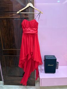 Stunning Red Strapless Dress