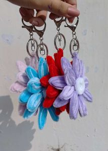 Fuzzy Wire Keychain