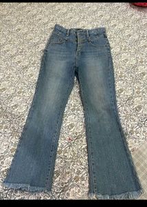 Stylish Blue Flare Jeans