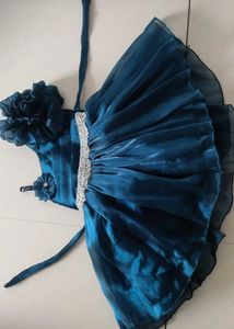 Blue baby frock
