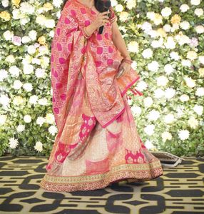 Elegant Pink Lehenga Choli Set